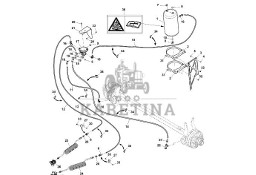 John Deere 960 - Zbiornik DC54370 (Hamulce)