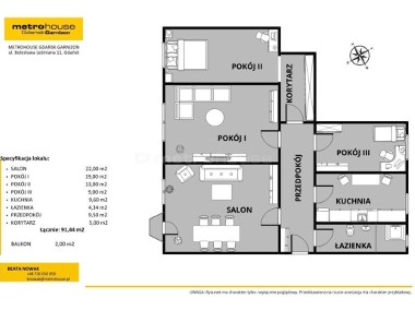 Mieszkanie, sprzedaż, 91.44, Gdańsk, Wrzeszcz-1