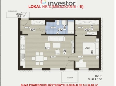 Mieszkanie - Boguszyce110 - 54,80 m2-1