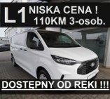 Ford Transit Transit Custom L1 110KM Kamera Czujniki Dostępny od ręki !!! 1470 zł