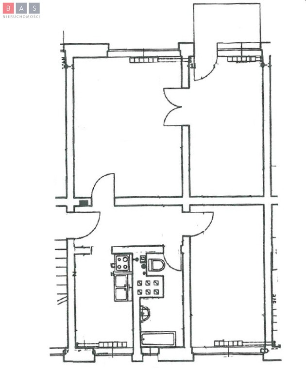Mieszkanie na sprzedaż, 3 pokoje, 53 m², Szczecin