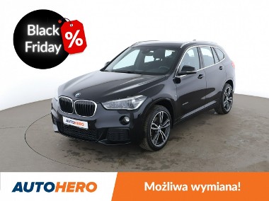 BMW X1 F48 25d M Sport Automat Navi Tempomat Grzane Sportsitze Czarny Sufit LED-1