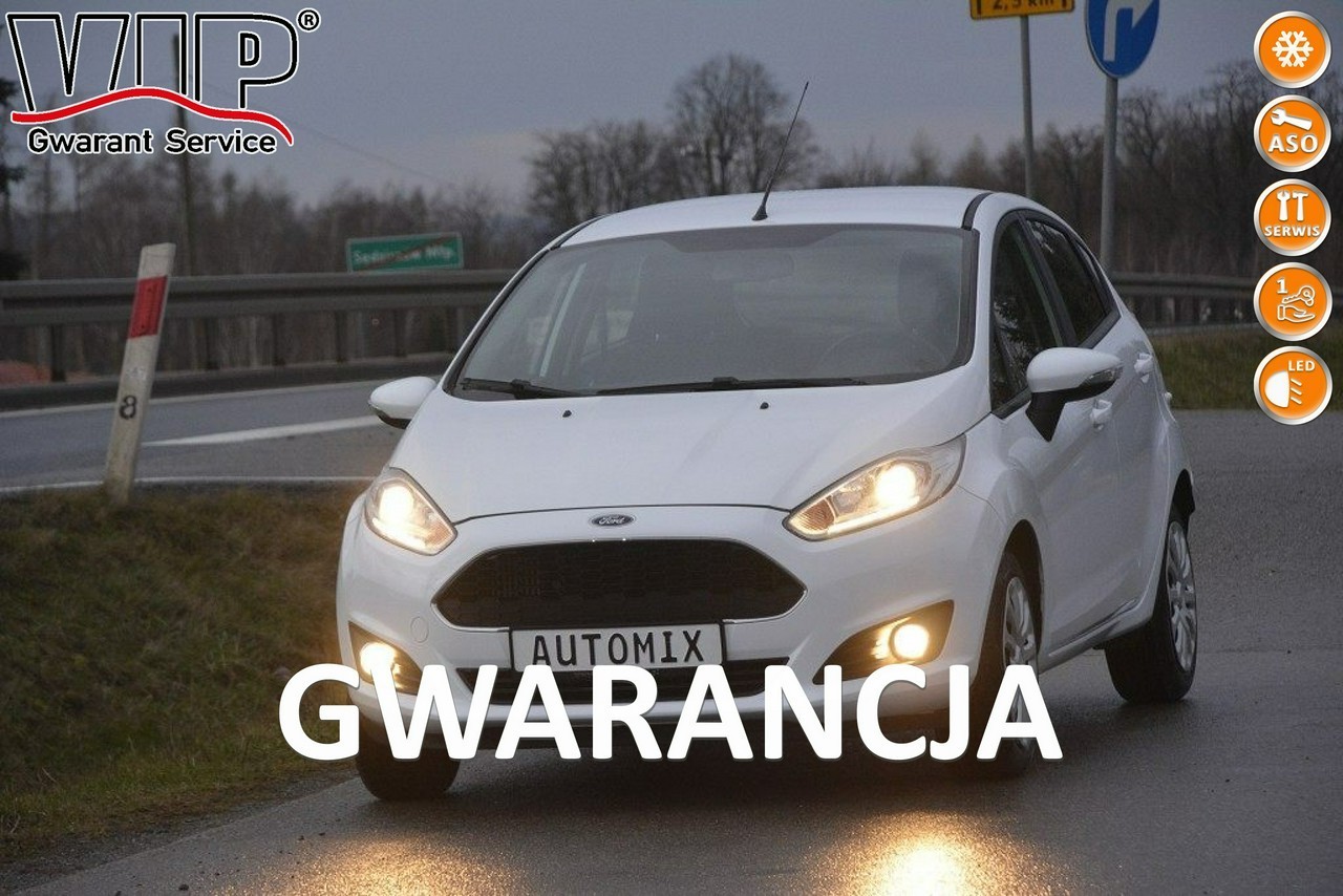 Ford Fiesta IX 1.0 Benzyna gwarancja przebiegu bezwypadkowy doinwestowany