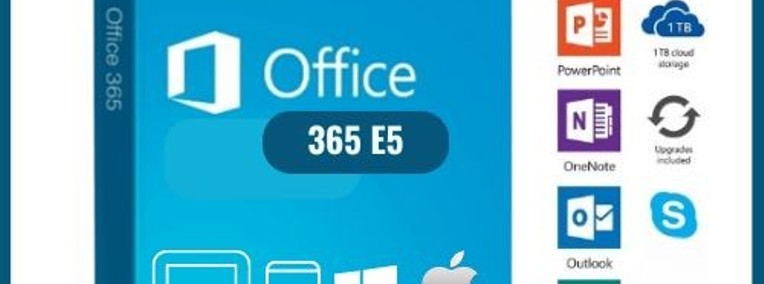Microsoft Office 365 E5 + 1000 GB Ondrive Przechowywanie w chmurze-1