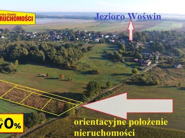 70 km od Szczecina działka budow. - 2 km od Jezior-1