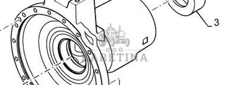 New Holland T8.330 T8.360 T8.390 T8.420 Koszyk Obudowa Łożyska 84176682-1