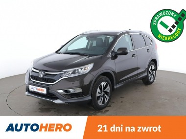 Honda CR-V IV 4x4, automat, skóra, bi-xenon, panorama, navi, kamera i czujniki par-1