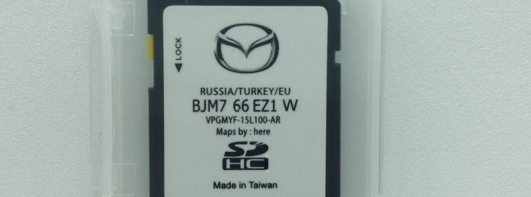 Mazda Connect karta SD z mapą Europy BJM766EZ1W-1