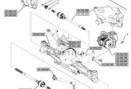 New Holland T6070 Mechanizm róźnicowy 84371310