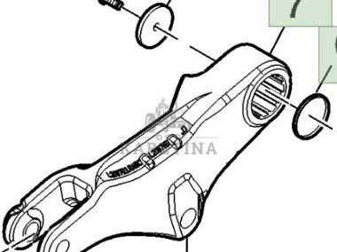 John Deere 6R 6090M Ramię Podnoszące Prawe Lewe Oryginał NOWY L209755 L209756-1