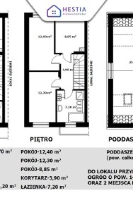 Bliźniak 5 pokoi+2 m.post, ogród, Pilchowo!-2