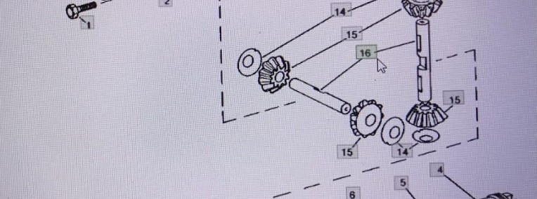 John Deere R83119/wał/John Deere 4555/4755/4955-1