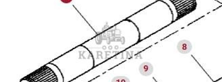 Massey Ferguson 8470 8480 Wał Podnoszenia Ramion Tylnych CZĘŚCI 816860030110-1