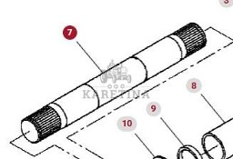 Massey Ferguson 8470 8480 Wał Podnoszenia Ramion Tylnych CZĘŚCI 816860030110