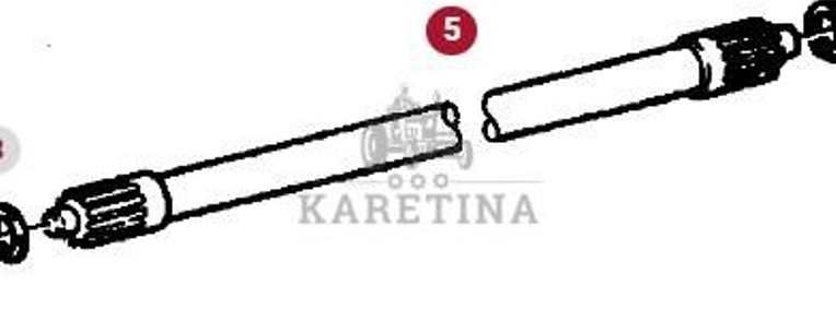 Fendt Favorit 514 Wał Wałek WOM CZĘŚCI 514100220381-1