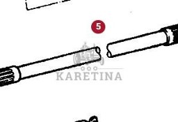 Fendt Favorit 514 Wał Wałek WOM CZĘŚCI 514100220381