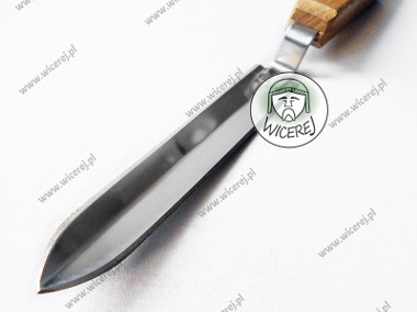 Nóż do Odsklepiania Nierdzewny z Profilowanym Ostrzem 20cm hartowany-1