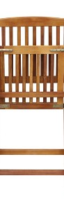 vidaXL Składane krzesła ogrodowe, 6 szt., lite drewno akacjowe 276357-4