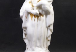 Figura Porcelanowa XIX w. Madonna  z Dzieciątkiem wys. 20 cm