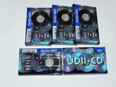 Kasety Maxell UDII 90 CD -Doskonały chrom! 5 sztuk -1