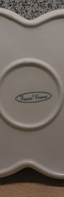 Porcelanowa biała patera/talerz FRANCA VERSARI-3