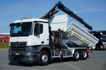 Mercedes-Benz Arocs AROCS / 2636 / E 6 / WYWROTKA + HDS / 6 X 4 / HYDROBURTA