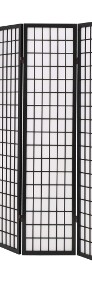 vidaXL Składany prawan 6-panelowy w stylu japońskim, 240x170, czarny 245900-4
