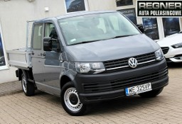 Volkswagen Transporter SalonPL FV23% ASO Mały Przebieg Doka Skrzynia 2.0TSI 150KM Gwarancja