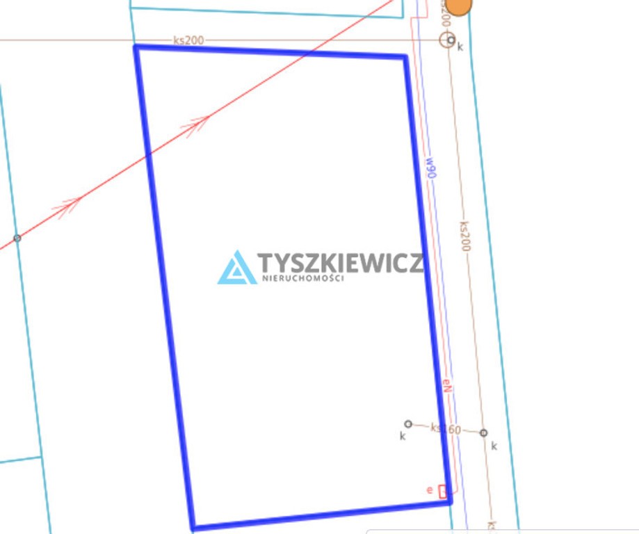 Działka mieszkaniowo- usługowa w Szymbarku – pohled 3