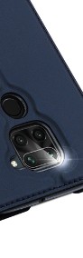Etui Dux Ducis + szkło do Xiaomi Redmi Note 9 / Redmi 10X niebieski-3