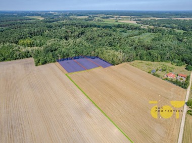 3 sielskie działki przy lesie, na Mazowszu-1