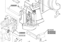 New Holland T6070 Zbiornik paliwa 48046408