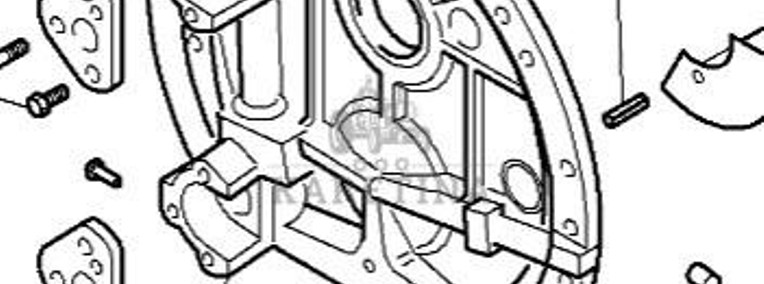 Massey Ferguson 7718S 7718 S 1804A DYNA 6 Pokrywa Przekładni Skrzyni Biegów 3796359M7-1