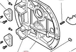 Massey Ferguson 7718S 7718 S 1804A DYNA 6 Pokrywa Przekładni Skrzyni Biegów 3796359M7