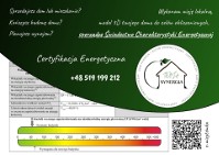 Sporządzę Świadectwo Charakterystyki Energetycznej / certyfikat energetyczny