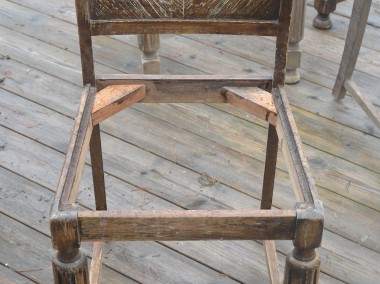 Sześć przedwojennych krzeseł do renowacji-1