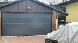 Nowa brama garażowa segmentowa FAKRO 3000x3000 antracyt