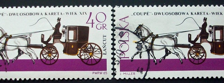 Znaczki polskie rok 1965 Fi 1496 odcienie - 2 znaczki-1