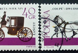 Znaczki polskie rok 1965 Fi 1496 odcienie - 2 znaczki