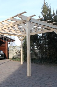 Pergola 330cm x 360cm Krata Wiata Altana Zadaszenie  drewniane Sosna Altanka-2