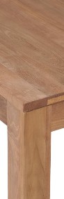 vidaXL Stół z drewna tekowego, naturalne wykończenie, 82x80x76 cm246954-4