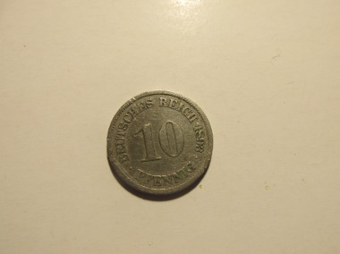 Moneta 10 pfennig 1893-1