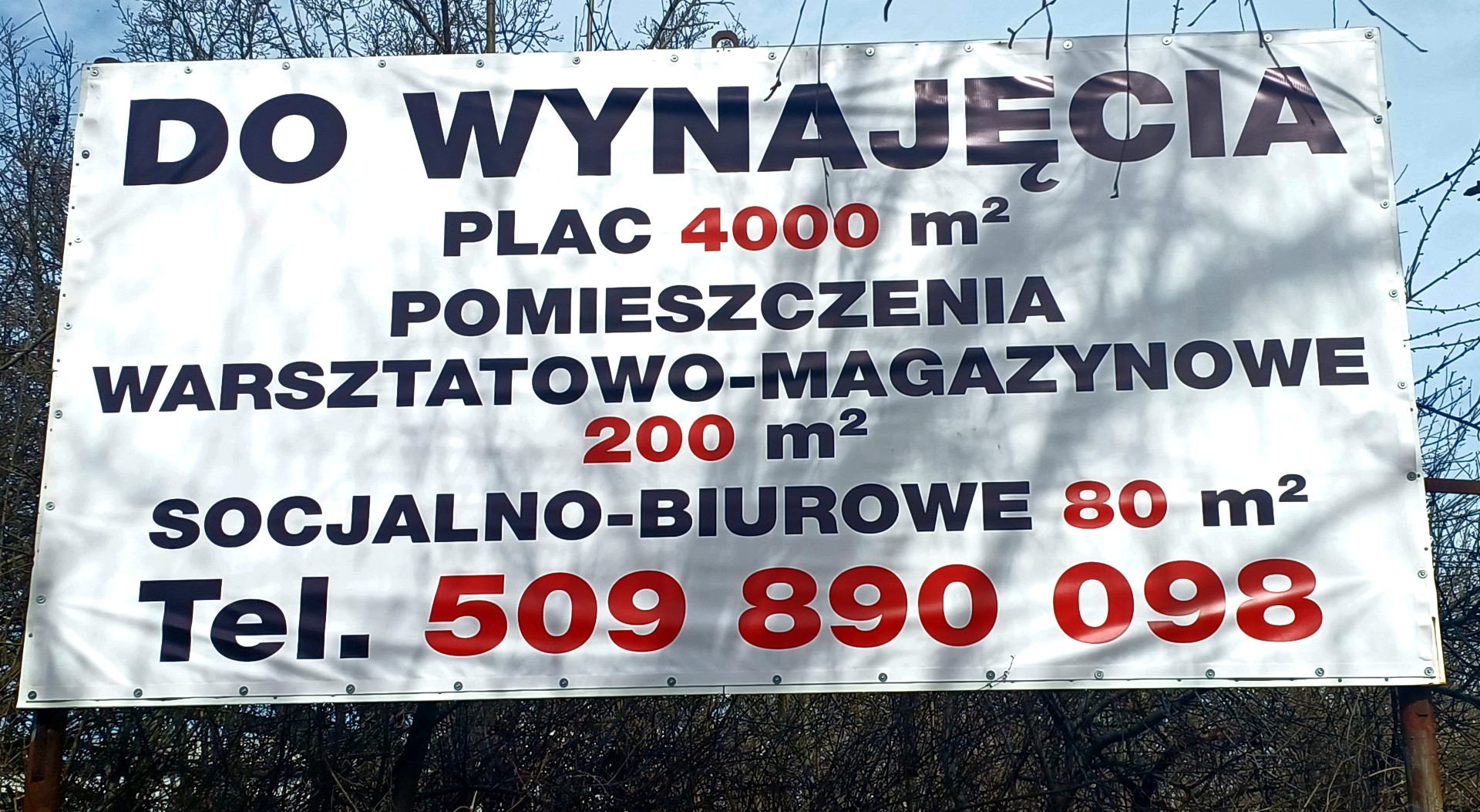 działka lub grunt na wynajem