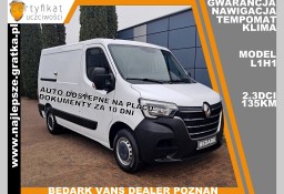 Renault Master Gwarancja, L1H1, Nawigacja, klima, tempomat