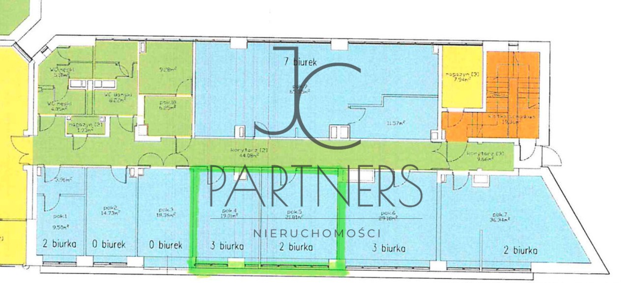 Biuro 41 m², Kameralny budynek, Ochota - Widok 2