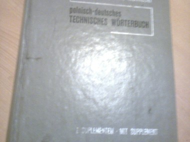 Słownik techniczny polsko-niemiecki ;   SAADAT -1
