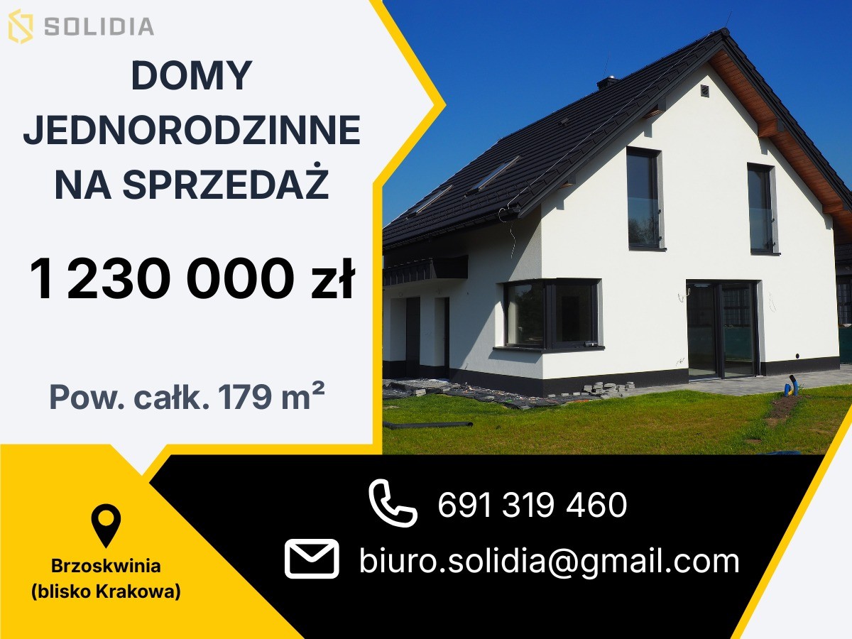 Nowoczesny dom wolnostojący- idealne miejsce do zamieszkania, 5 pokoi, Garaż, gmina Zabierzów, blisko Krakowa, Działka 600mkw