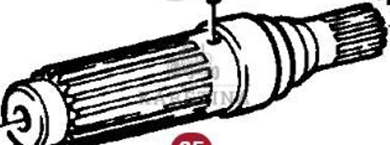 Fendt Favorit 514 Wał Wałek WOM CZĘŚCI 514100220050-1