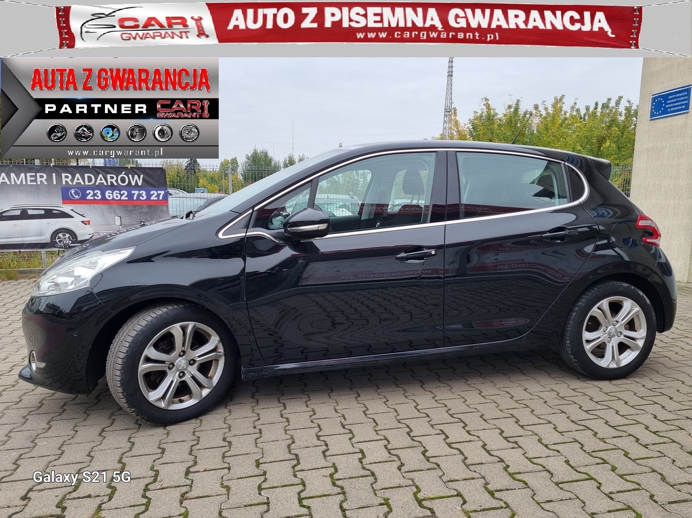 Peugeot 208 I 1.6 HDI 99 KM szklany dach nawigacja climatronic alufelgi gwarancja