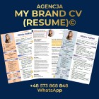 Profesjonalne CV na zamówienie. Pisanie CV /Resume ( UE/ Kanada / USA), tłumacz.